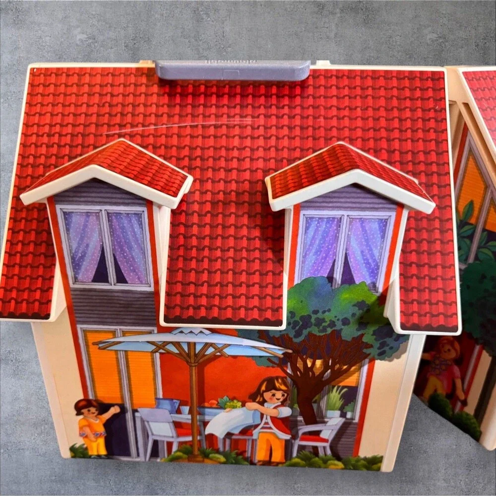Playmobil 2005 Geobra‎ Take Along Modern Doll House Without Contents